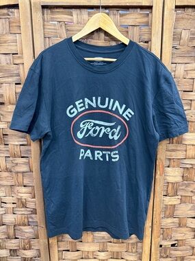 Ford Black Tee with Red Accent and White Logo